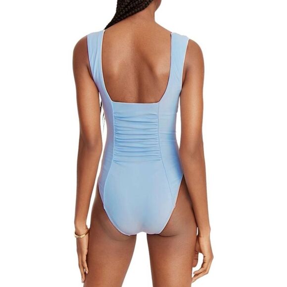 J. Crew Ruched Square neck Swimsuit - Picture 3 of 8